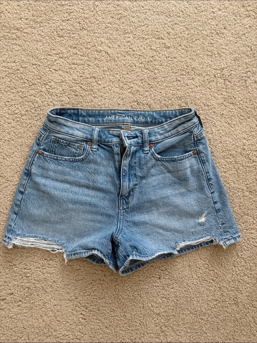 American Eagle Outfitters Light Blue Denim Jean Shorts - Picture 1 of 2